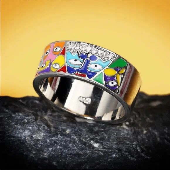 New 925 Silver Cubic Zirconia Ring - Picture 2 of 5